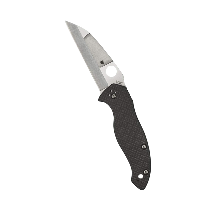 Spyderco Canis Knife 3.43CPM S30V Stainless Steel Blade Carbon Fiber G-10 Handle PlainEdge