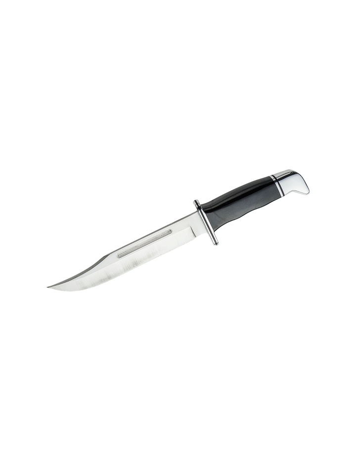 Buck Knife 120 General Hunting Knife Fixed 7-3/8" Blade, Black Phenolic Handles