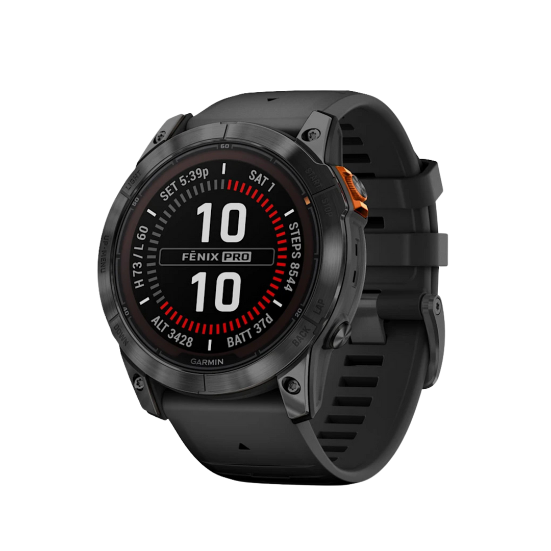 Garmin fēnix® 7X Pro – Solar Edition Smartwatch - Bundle with Free Charging Accessories