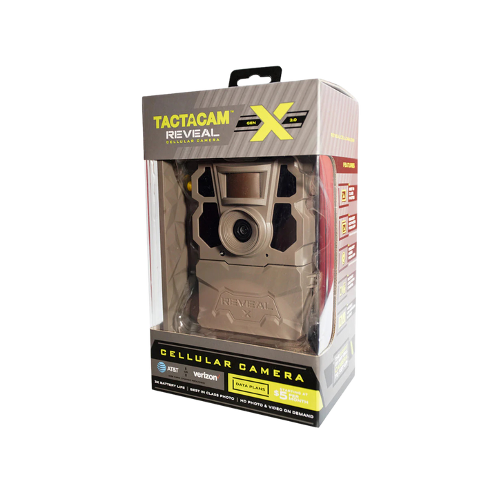 Buy 2 & Save! TACTACAM REVEAL X GEN 2.0 with Lipo Batteries, Solar Panels, Steel Security Cases, and SD Cards