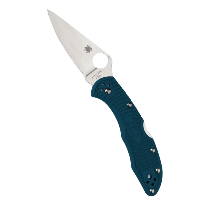 Spyderco Delica 4 Lightweight Folding Knife K390 Steel Blade  Blue FRN Handle