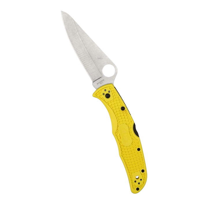 Spyderco Pacific Salt 2 Lightweight Knife 3.78 Corrosion Resistant H-1 Steel Blade Non-Slip Black FRN Handle