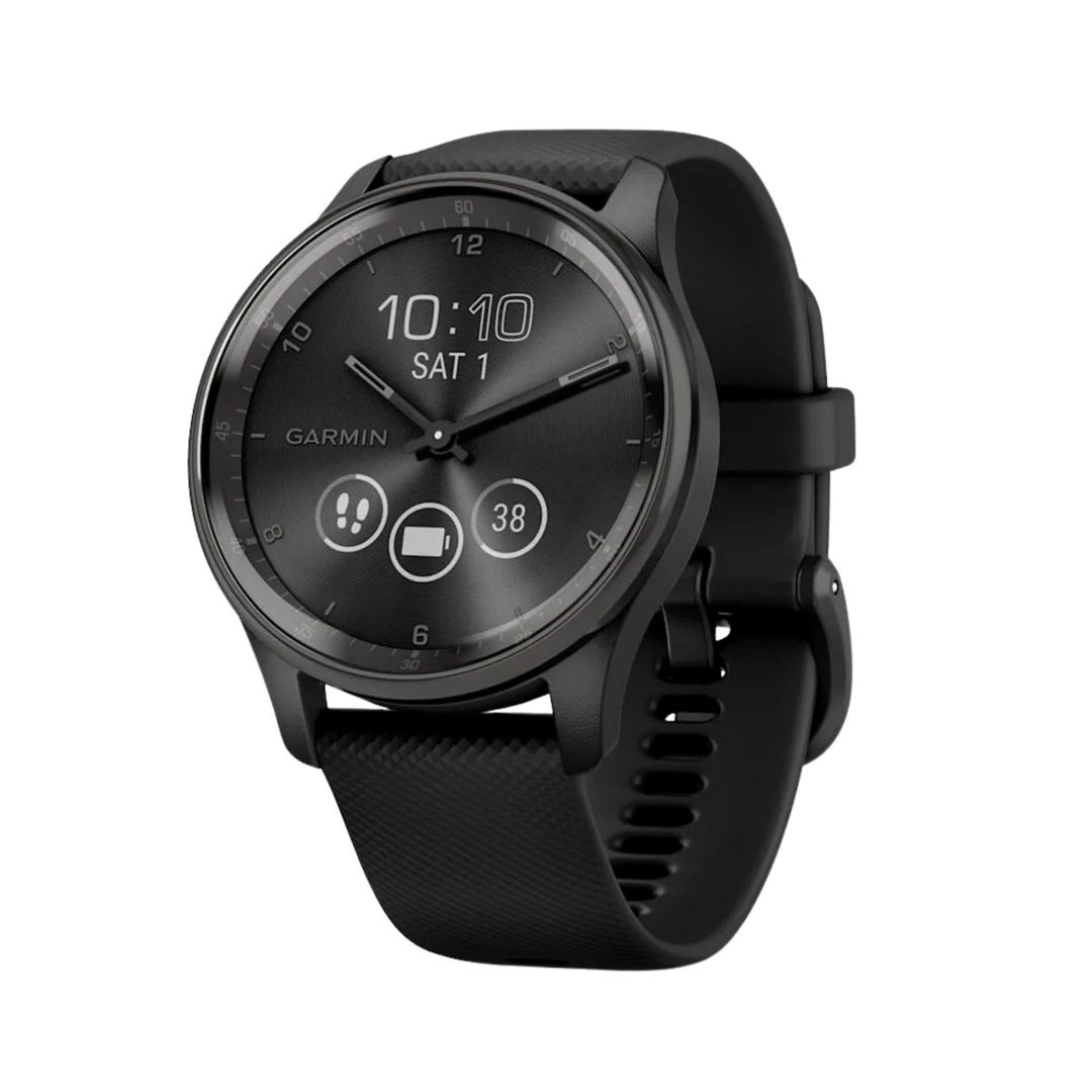 Garmin vívomove® Trend Hybrid Smartwatch - Bundle with Free Charging Accessories