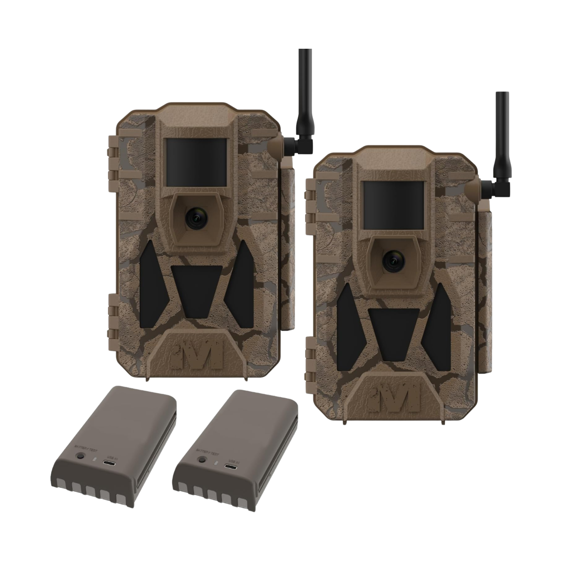 Muddy Matrix™ 2.0 Trail Camera Power Pack - 2 Pack -  Includes 2pcs 5,000 MAH Lithium Batteries