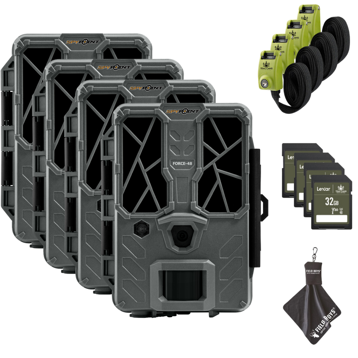 BUY 4 & SAVE! SPYPOINT FORCE-48 TRAIL CAMERA