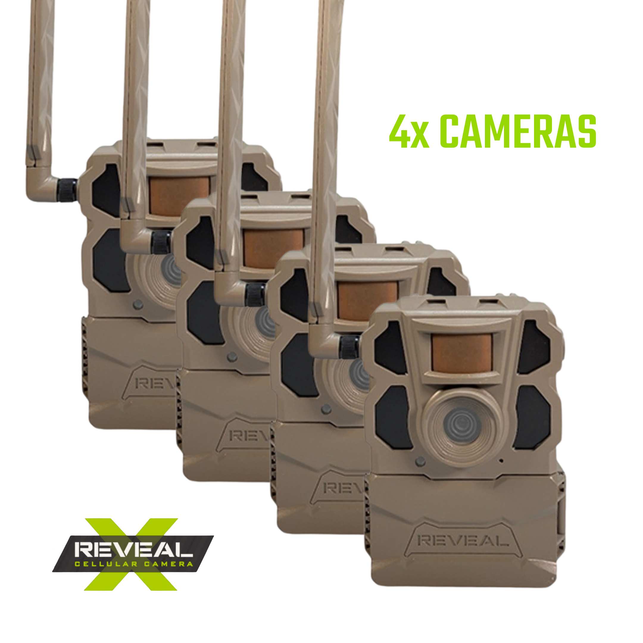 BUY 4 & SAVE! Tactacam REVEAL X (AT&T) Cellular Trail Camera