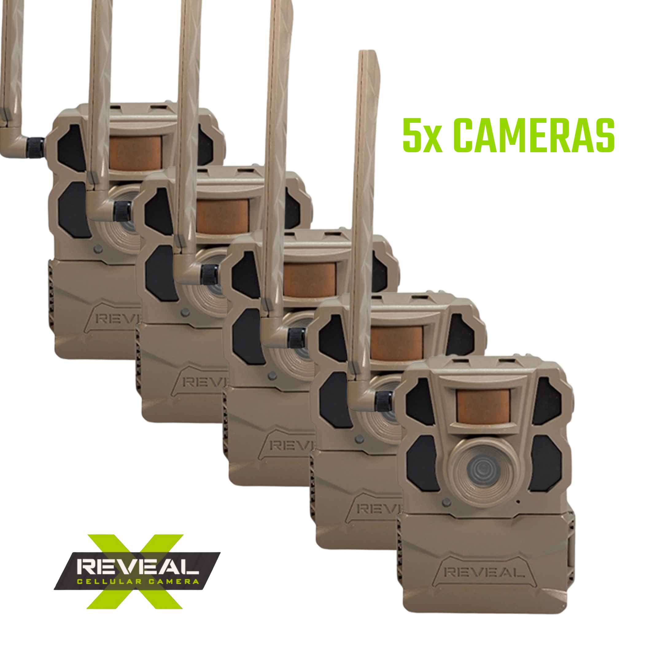 BUY 5 & SAVE! Tactacam REVEAL X (AT&T) Cellular Trail Camera