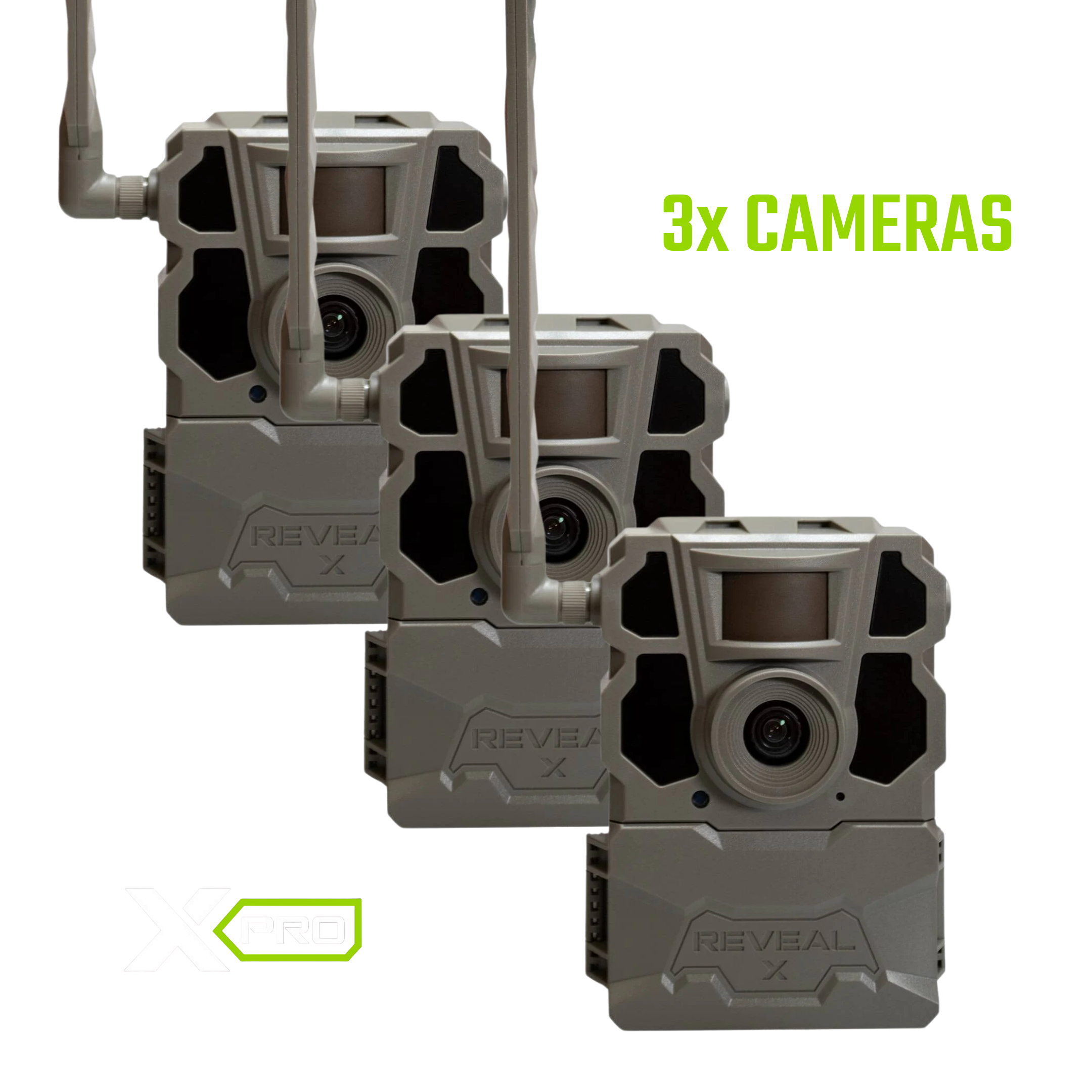 BUY 3 & SAVE! TACTACAM REVEAL X PRO Cellular Trail Camera