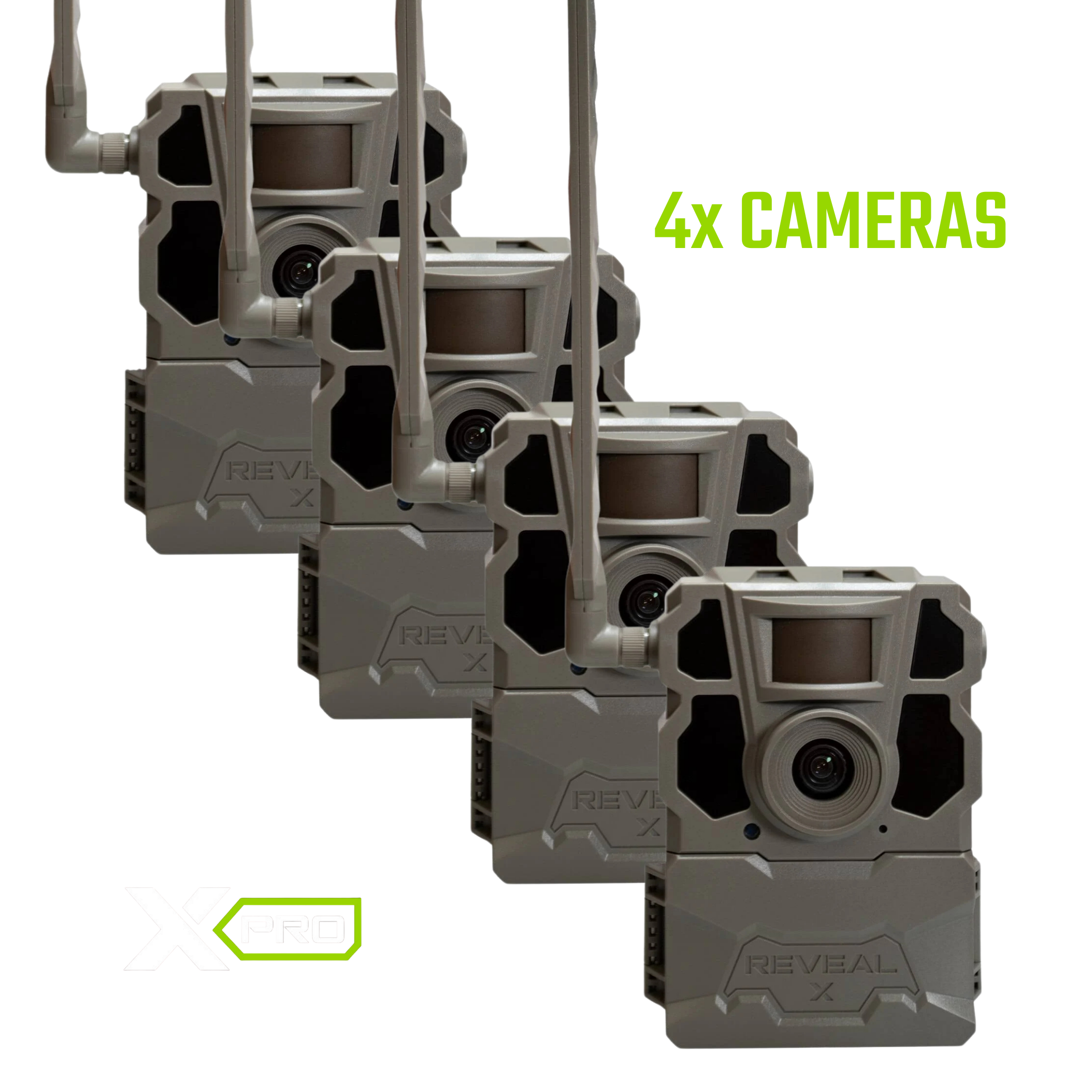BUY 4 & SAVE! TACTACAM REVEAL X PRO Cellular Trail Camera