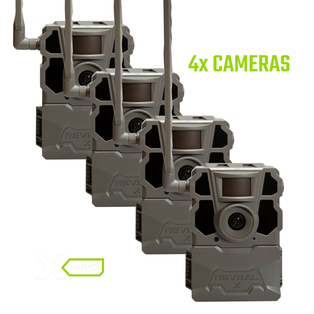 BUY 4 & SAVE! TACTACAM REVEAL X PRO Cellular Trail Camera