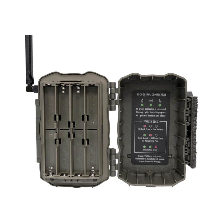 Stealth Cam Fusion MAX 2.0 Cellular Trail Camera open