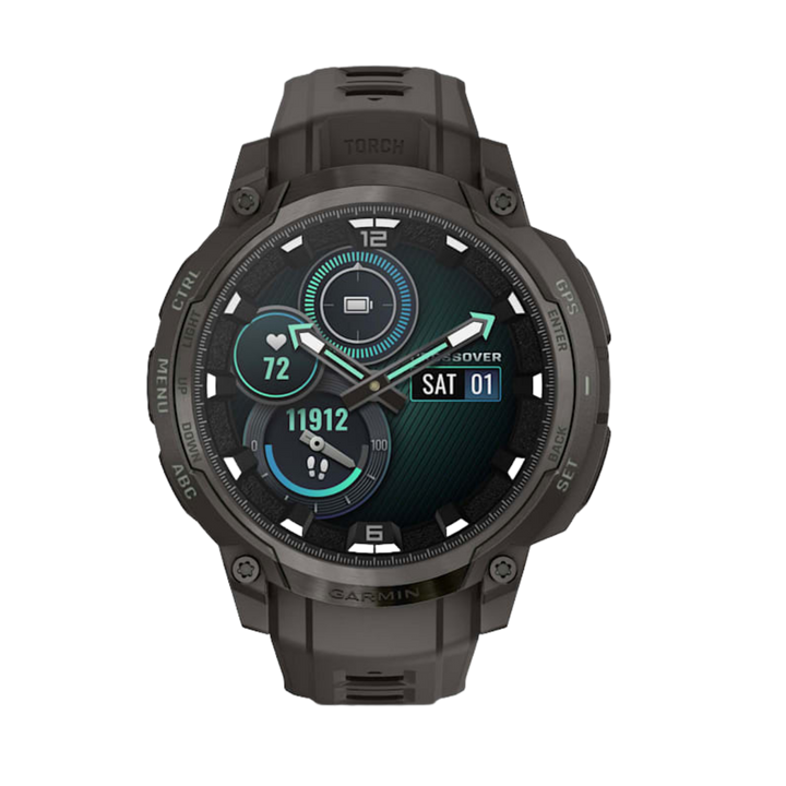 Garmin Instinct® Crossover Smartwatch - Bundle with Free Charging Accessories