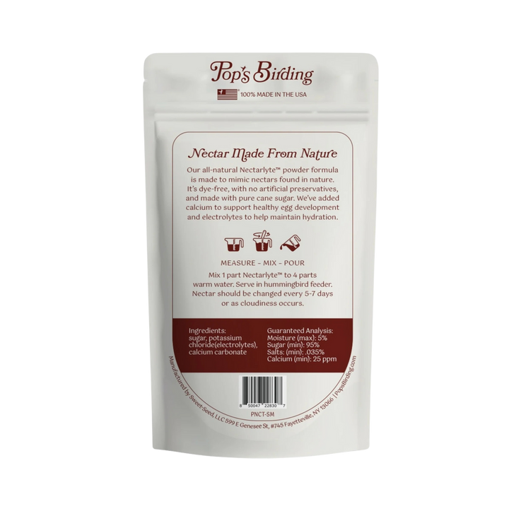 Pop's Birding  Nectarlyte® Nectar, Powder Conc. 8oz