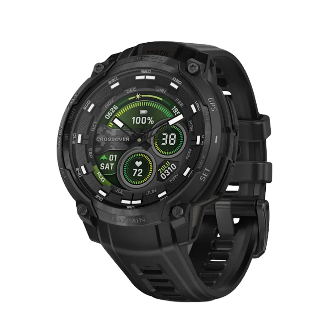 Garmin Instinct® Crossover Smartwatch - Bundle with Free Charging Accessories