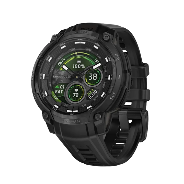 Garmin Instinct® Crossover Smartwatch - Bundle with Free Charging Accessories
