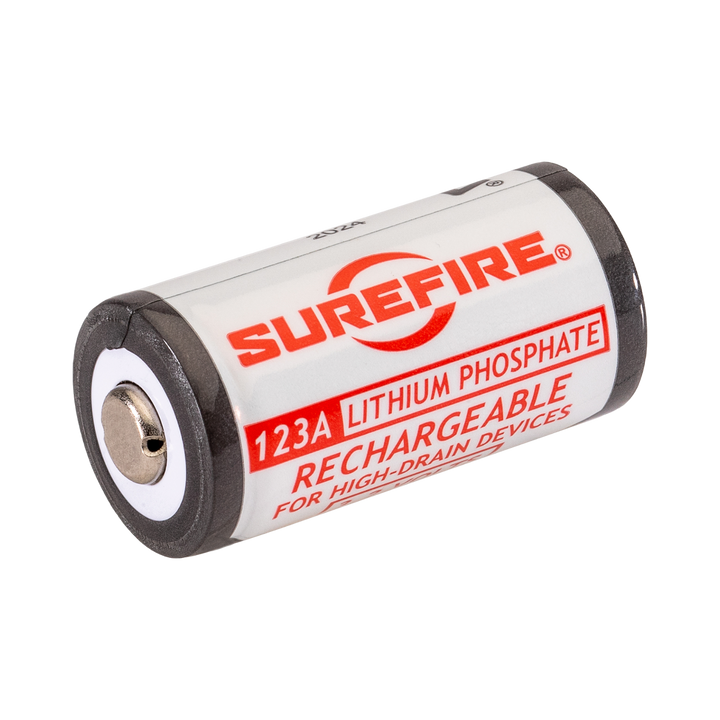 SureFire SFLFP123 Lithium Iron Phosphate Rechargeable Batteries & Charger