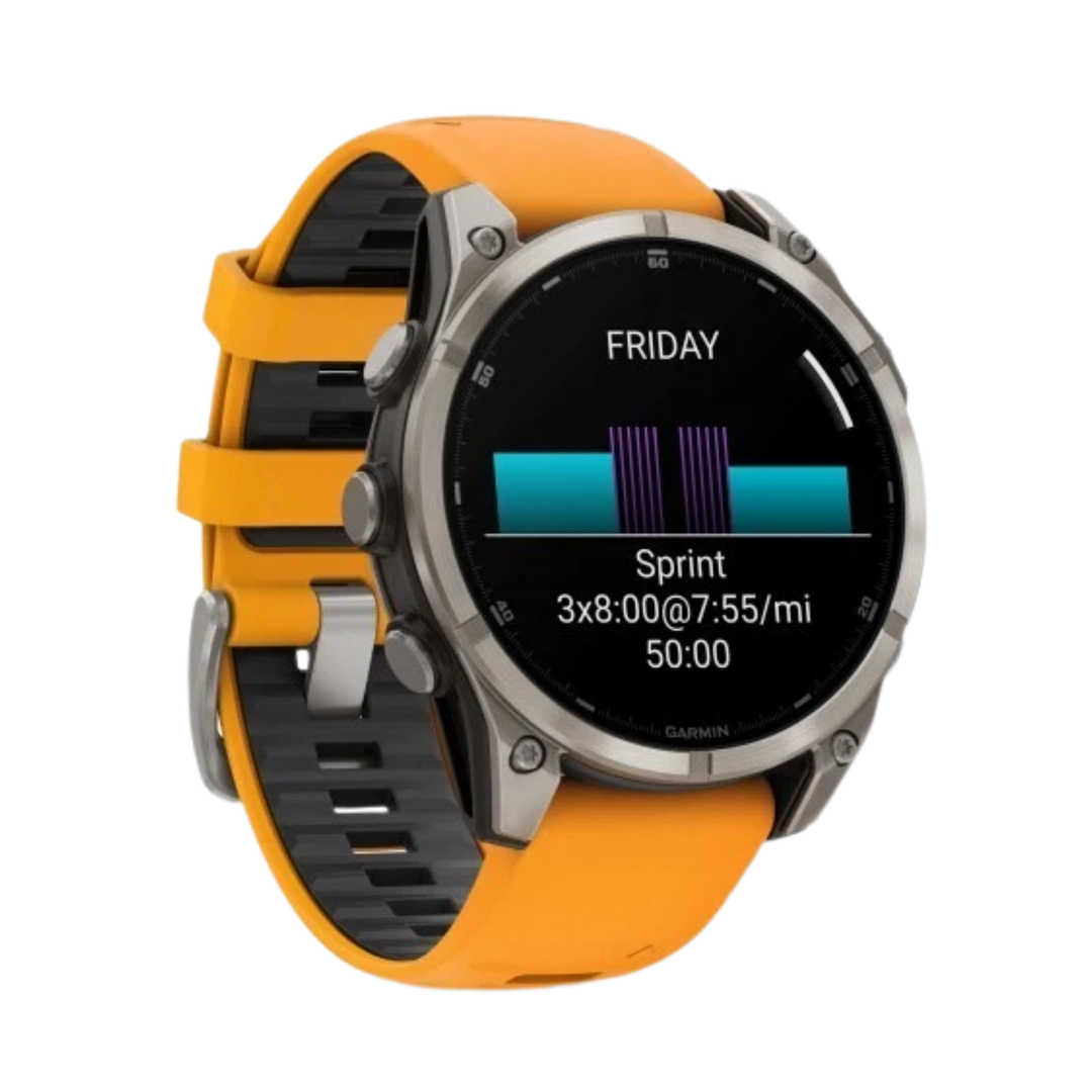 Garmin fēnix® 8 Smartwatch - Bundle with Free Charging Accessories