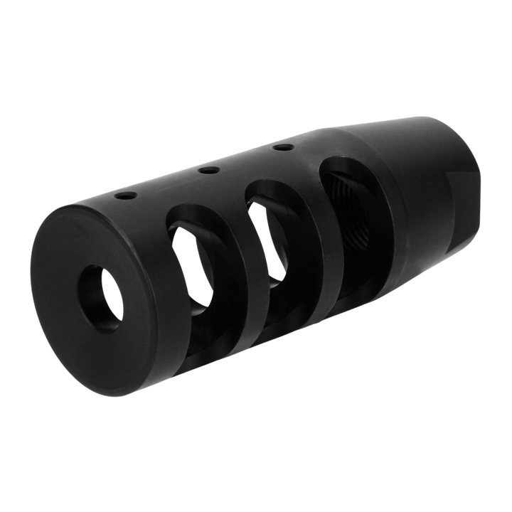 TacFire  Compact Compensator – 5.56 NATO, 1/2"-28 Thread, Black Nitride