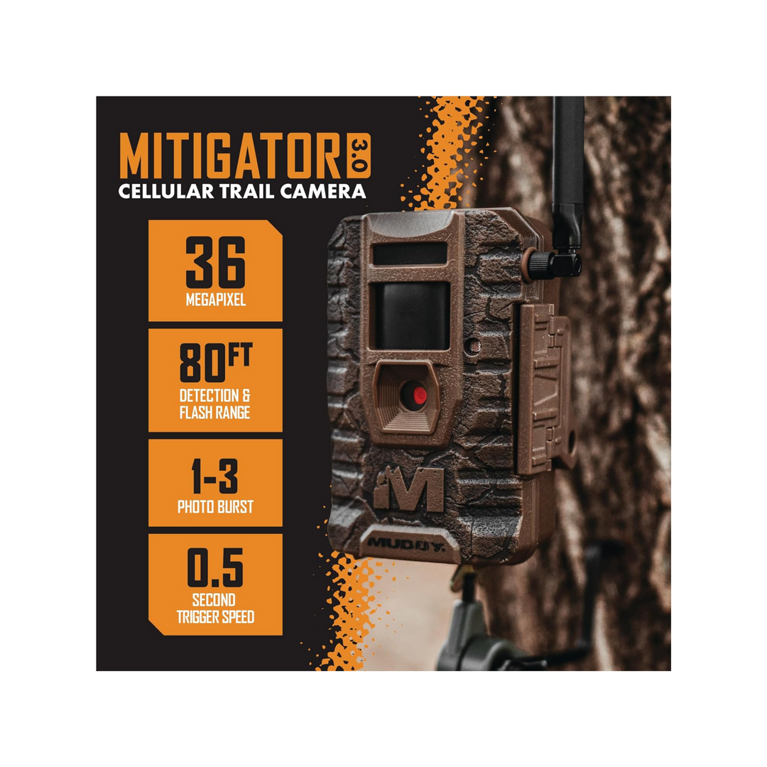 Muddy Mitigator 3.0 Cellular Trail Camera Combo - 2Pk