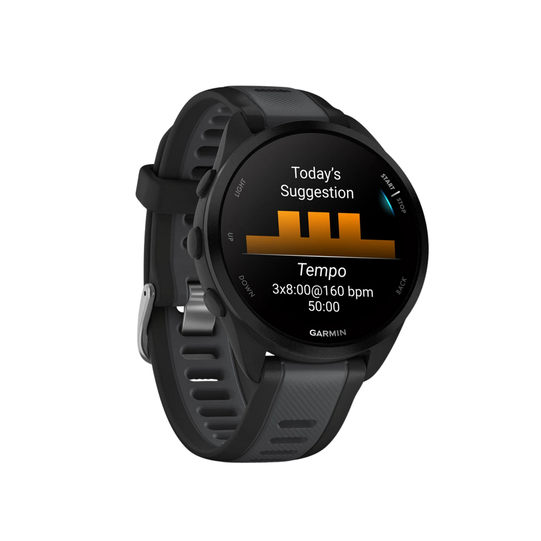 Garmin Forerunner® 165 Smartwatch - Bundle with Free Charging Accessories
