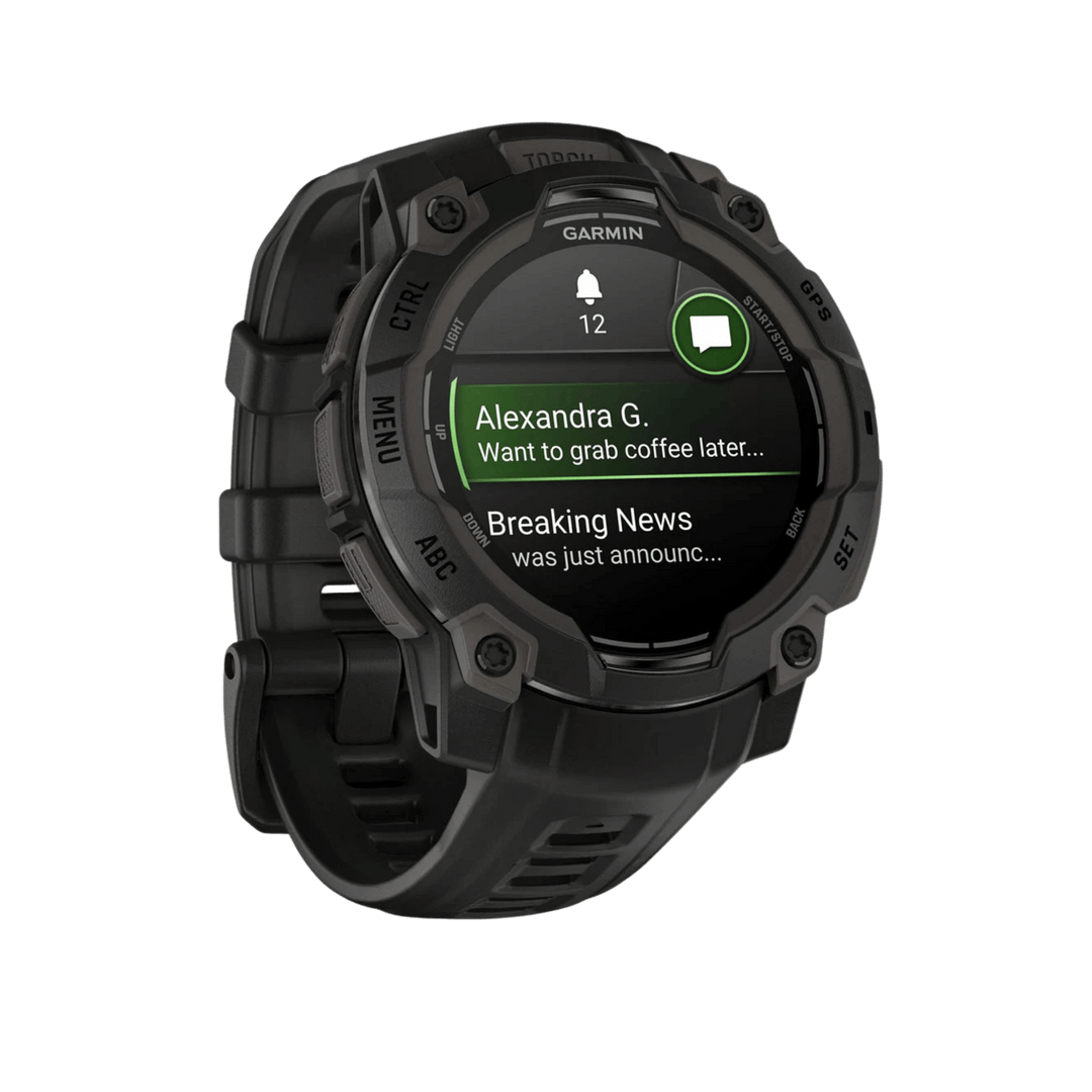 Garmin Instinct® 3 Smartwatch - Bundle with Free Charging Accessories