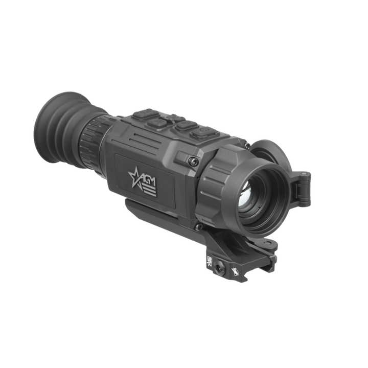 AGM RattlerV2 25-256 Thermal Imaging Riflescope - 5 Thermal Targets + Optics Cloth Bundle