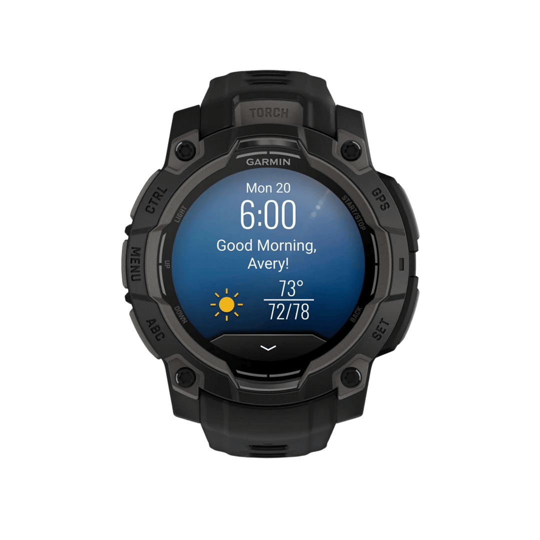 Garmin Instinct® 3 Smartwatch - Bundle with Free Charging Accessories