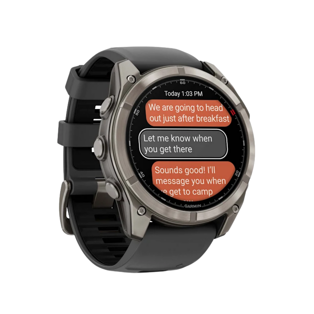Garmin fēnix® 8 Smartwatch - Bundle with Free Charging Accessories