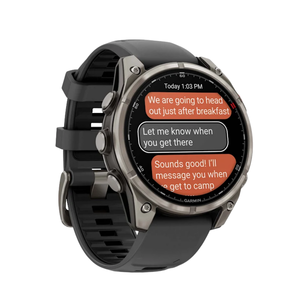Garmin fēnix® 8 Smartwatch - Bundle with Free Charging Accessories