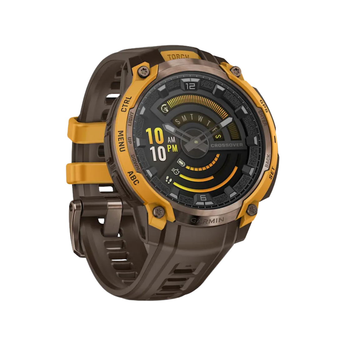 Garmin Instinct® Crossover Smartwatch - Bundle with Free Charging Accessories