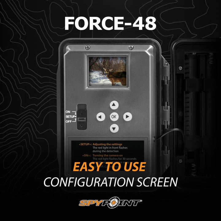 BUY 2 & SAVE! SPYPOINT FORCE-48 TRAIL CAMERA