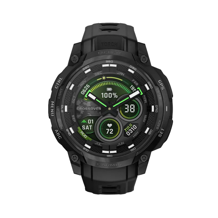 Garmin Instinct® Crossover Smartwatch - Bundle with Free Charging Accessories