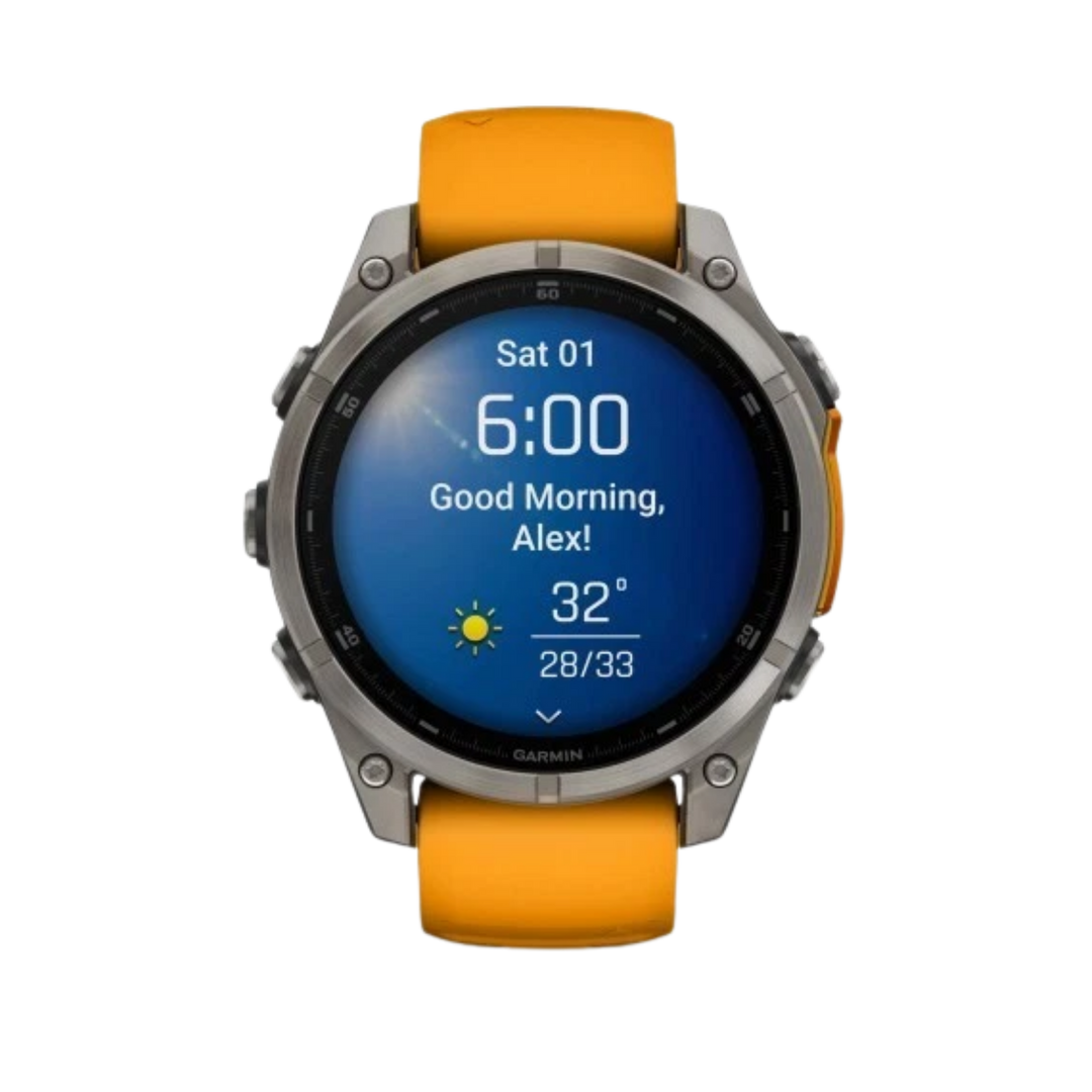 Garmin fēnix® 8 Smartwatch - Bundle with Free Charging Accessories