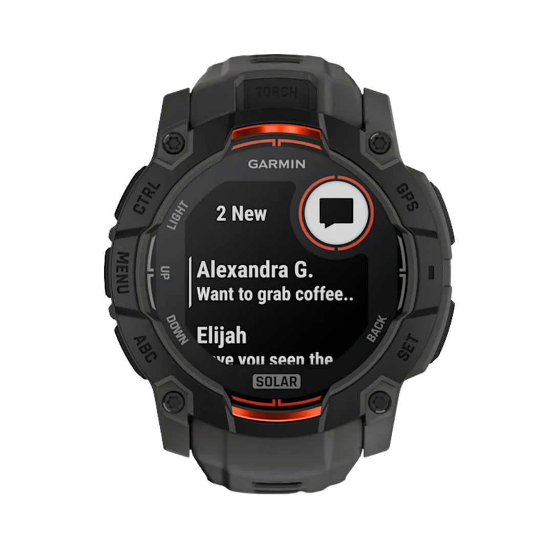 Garmin Instinct® 3 Smartwatch - Bundle with Free Charging Accessories