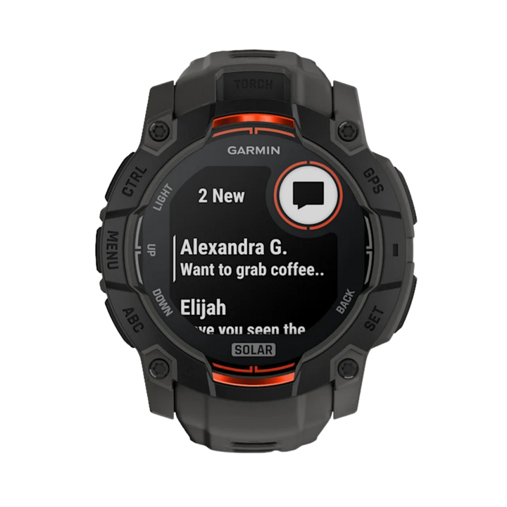 Garmin Instinct® 3 Smartwatch - Bundle with Free Charging Accessories