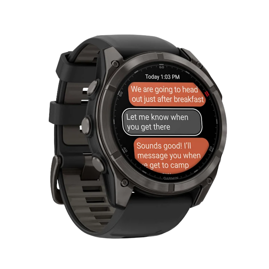 Garmin fēnix® 8 Smartwatch - Bundle with Free Charging Accessories