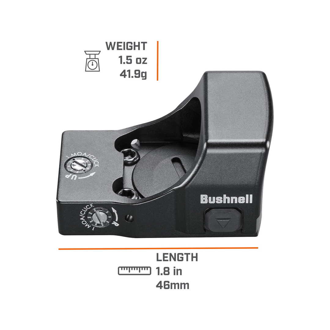 Bushnell RXS 250 Reflex Sight 50,000 Hour Battery, Waterproof Dustproof