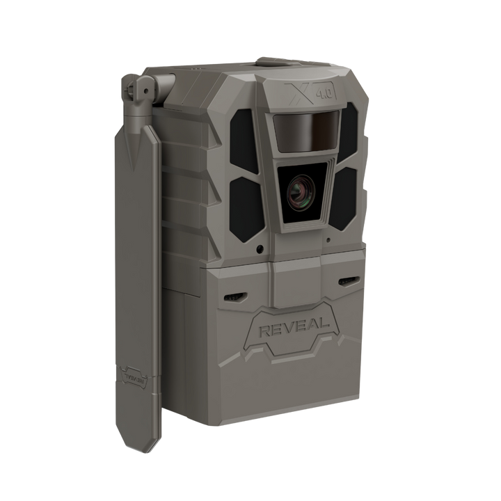 Buy 3 &amp; Save! Tactacam Reveal X 4.0 Power Bundles with R5 Solar Panels, FlexPack R10 Batteries, Lockable Steel Reinforced Straps, and Cleaning Cloth