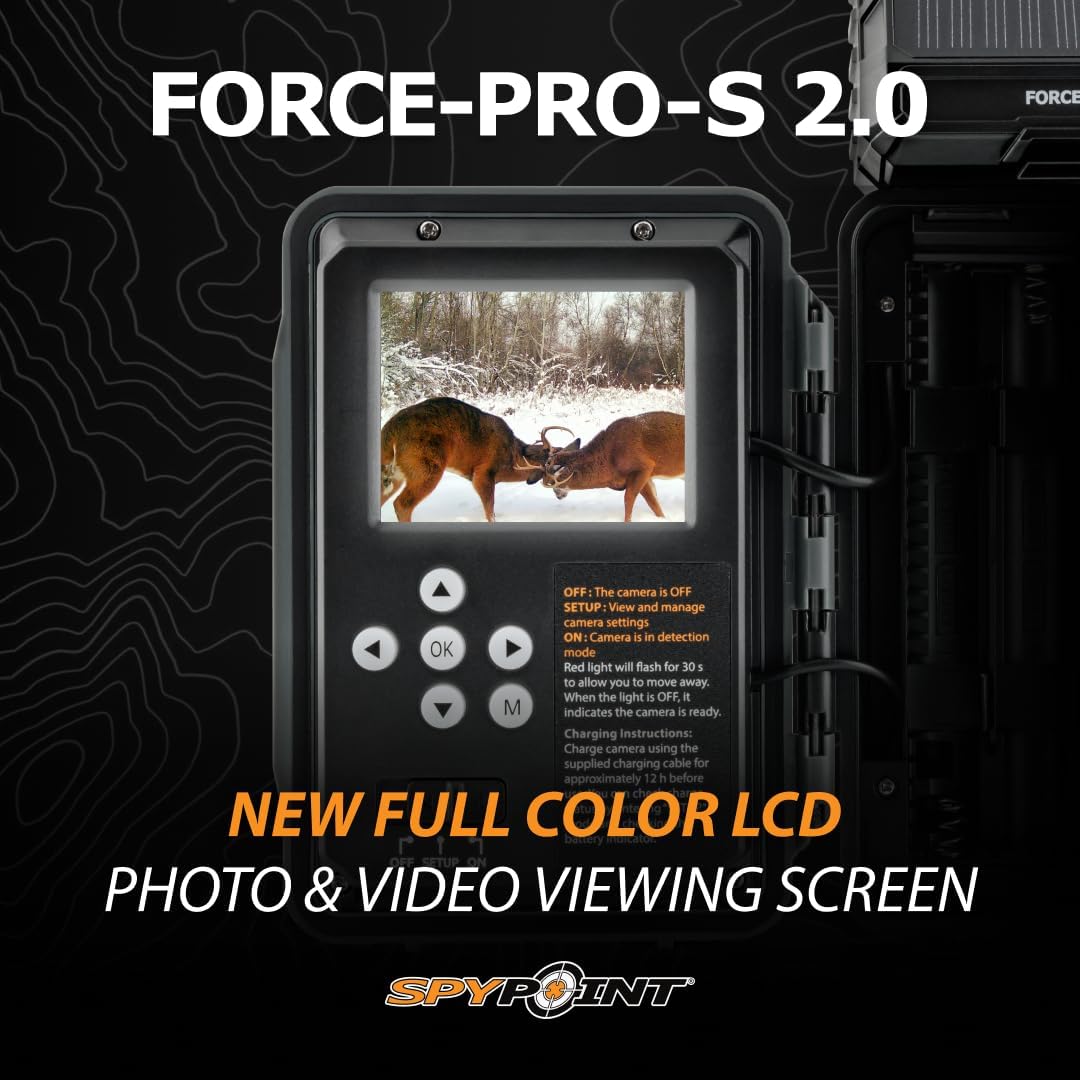 SPYPOINT Force-PRO-S 2.0 Solar Trail Camera