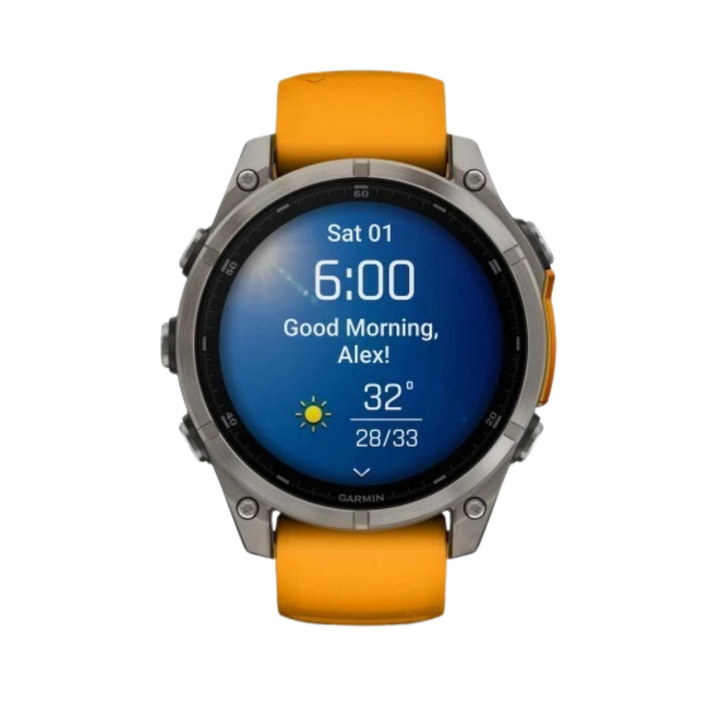 Garmin fēnix® 8 Smartwatch - Bundle with Free Charging Accessories