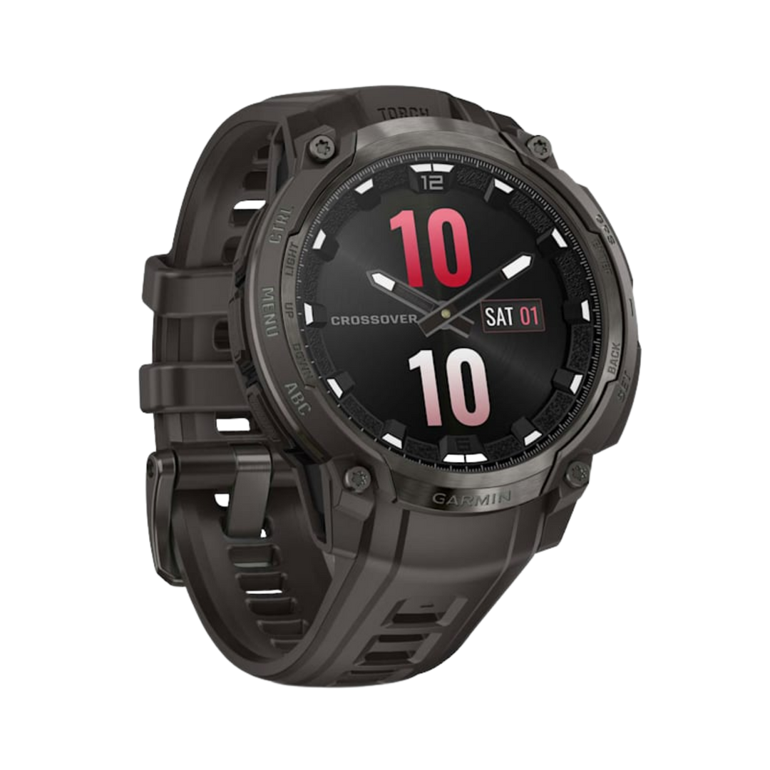 Garmin Instinct® Crossover Smartwatch - Bundle with Free Charging Accessories
