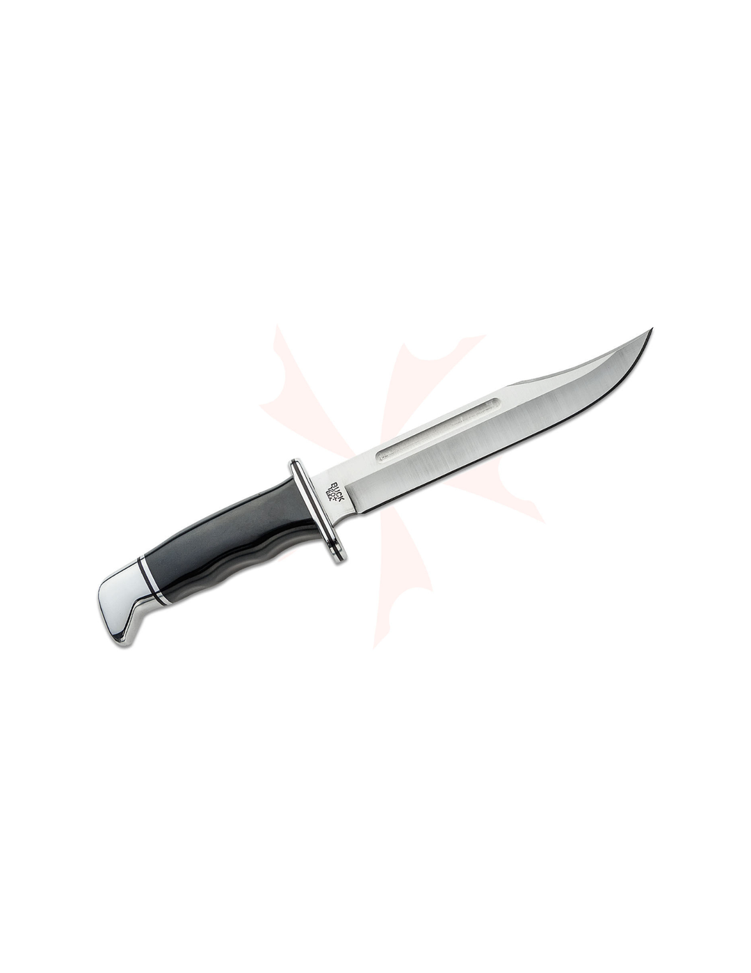 Buck Knife 120 General Hunting Knife Fixed 7-3/8" Blade, Black Phenolic Handles