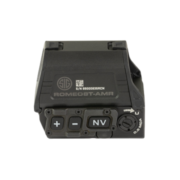SIG SAUER Romeo 8T-AMR 1x40mm Red Dot Sight (Black, CR123 Battery)