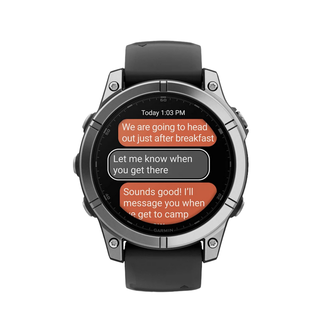 Garmin fēnix® 8 Smartwatch - Bundle with Free Charging Accessories