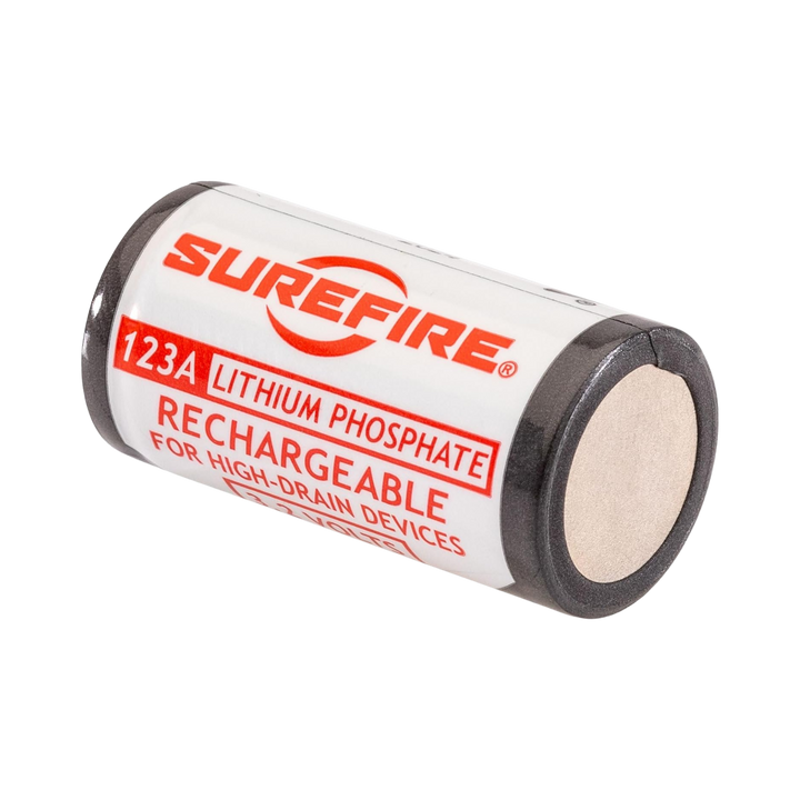 SureFire SFLFP123 Lithium Iron Phosphate Rechargeable Batteries & Charger