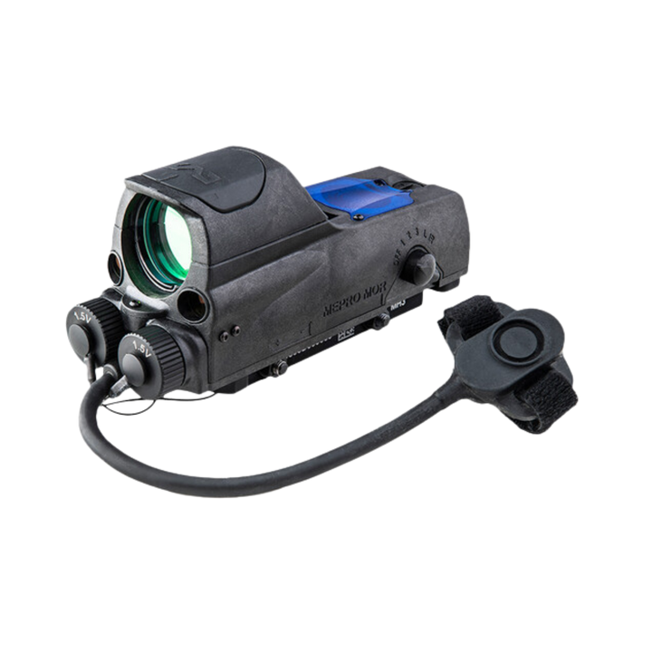 Meprolight Mepro MOR PRO Reflex Sight (4.3 MOA Dot, Green Visible Laser and IR Laser)