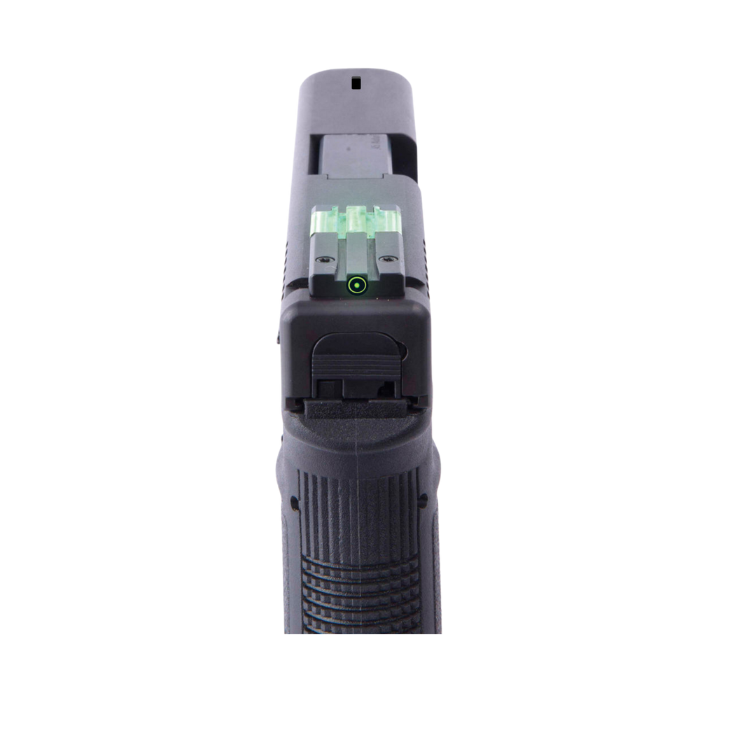 Meprolight Fiber Optic/Tritium Bull's-Eye Rear Pistol Sight for Glock (Green)