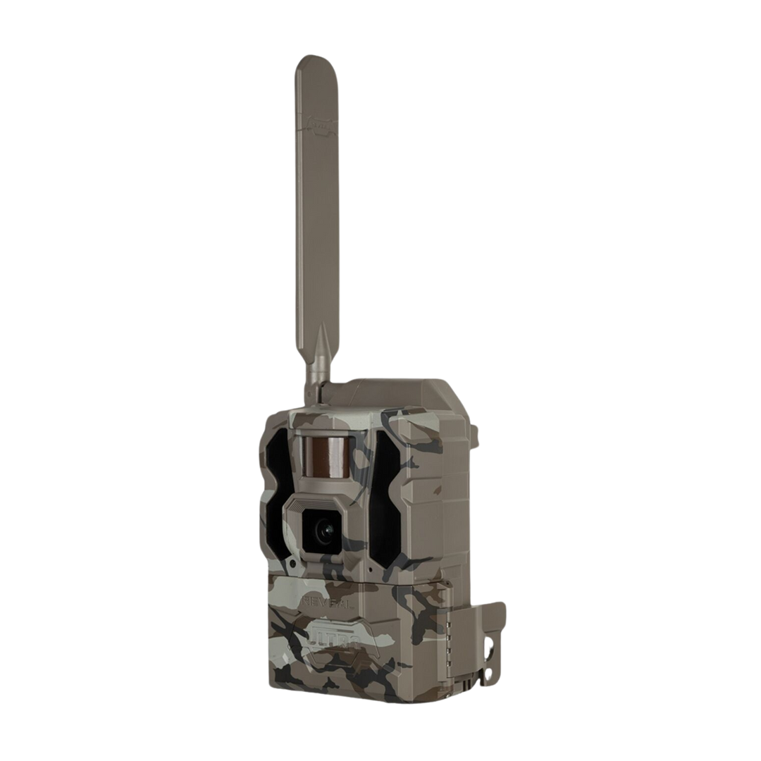Buy 2 & Save! TACTACAM Reveal Ultra Cellular Trail Camera with SD Cards, Steel Reinforced Straps and Cleaning Cloth