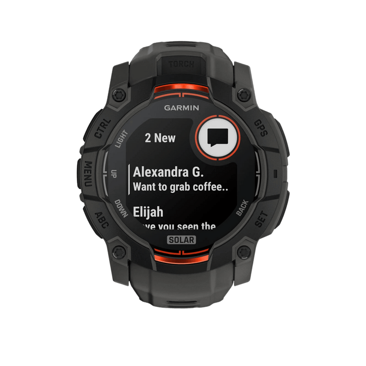 Garmin Instinct® 3 Smartwatch - Bundle with Free Charging Accessories