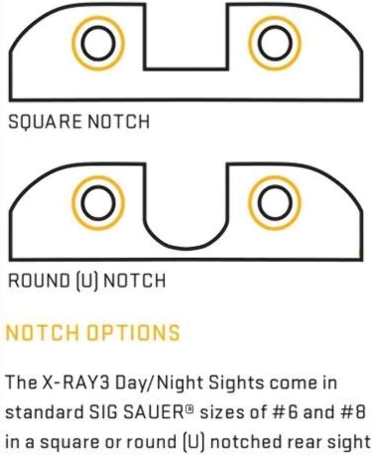 Sig Sauer XRAY3 Sight Set, Day/Night